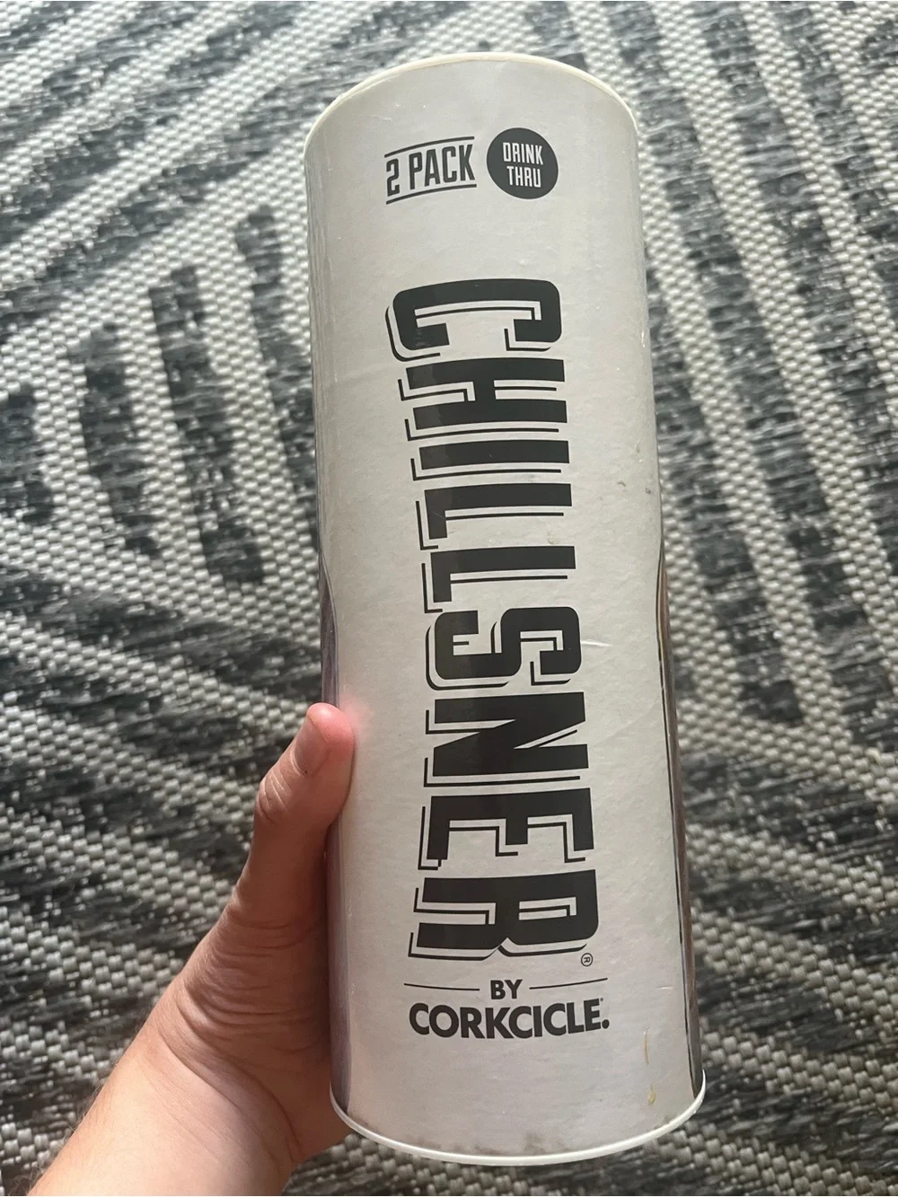 Chillsner by CORKCICLE Beer Soda Pop Chiller 2 Pack Ice Bottle Insert Long Neck